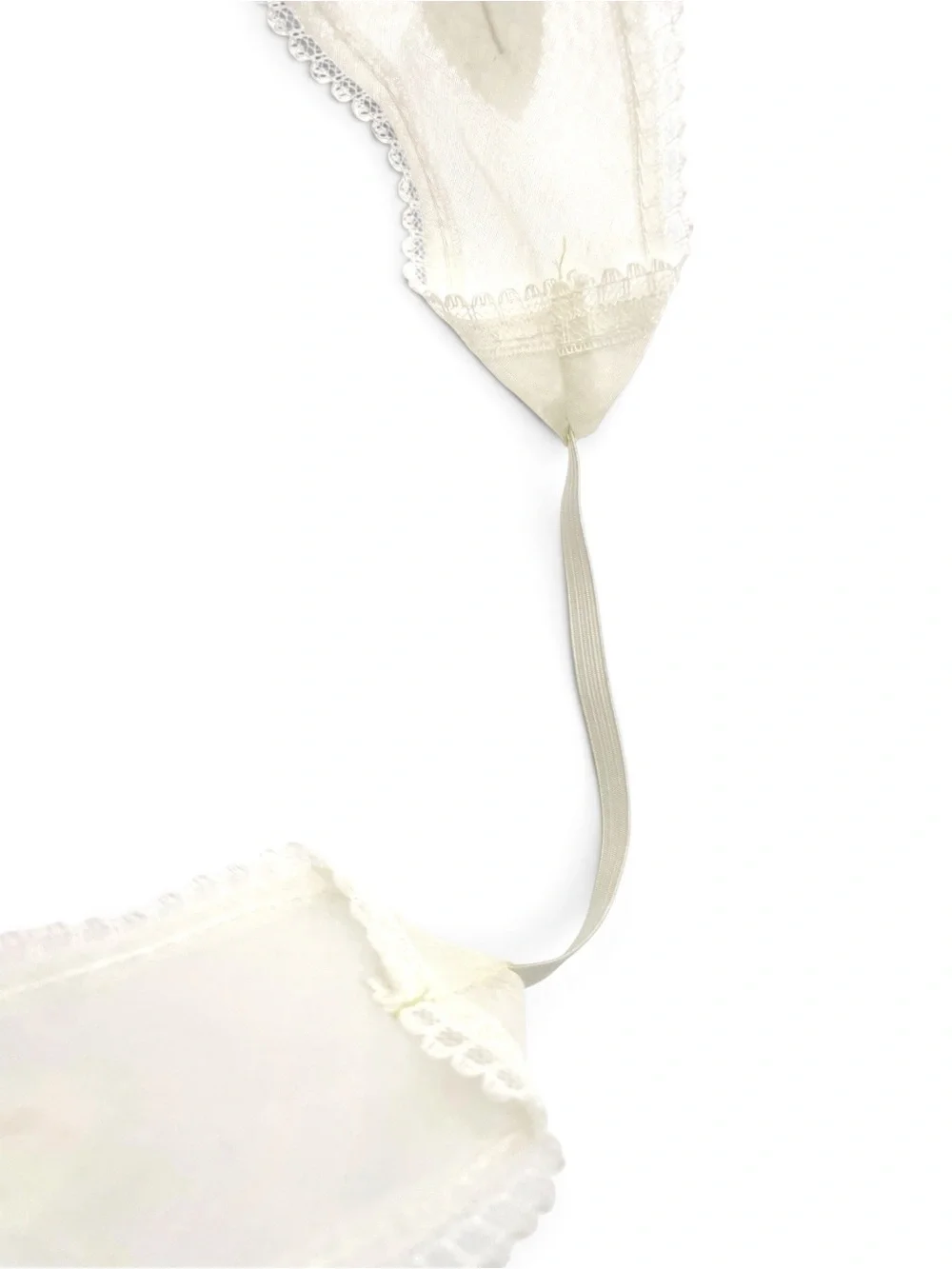 Vintage 1950s 1960s Auerbach’s Floral Headband Hat Ivory White Flowers